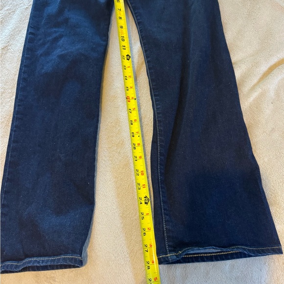 Armani Jeans Mens J31 Regular Fit Straight Leg Denim 33  Dark Blue Work Casual - Picture 8 of 11